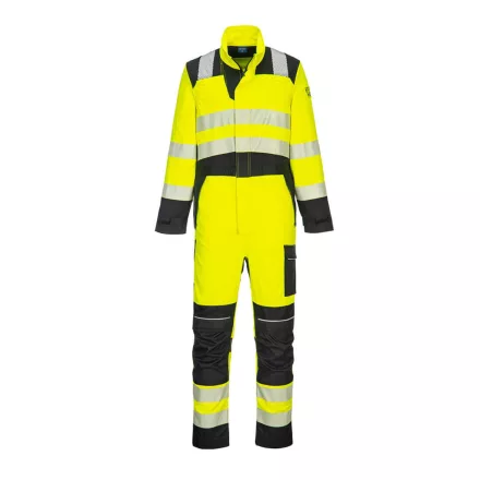 PW3 FR Modaflame Hi-Vis lángálló overál PW_FR507YBRL Sárga/Fekete - L méret