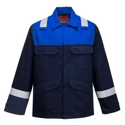 Bizflame Plus kabát PW_FR55NRRM Navy/Royal - M méret
