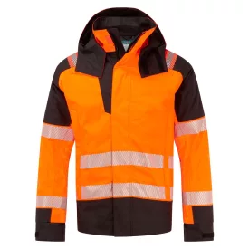   PW3 FR Modaflame Hi-Vis téli esőkabát PW_FR606OBRM Narancs/Fekete - M méret