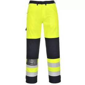   HiVis Multi-Norm nadrág PW_FR62YNRXXXL Sárga/Navy - XXXL méret
