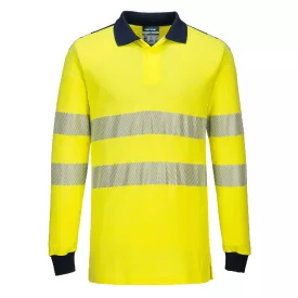   PW3 FR Modaflame Hi-Vis lángálló pólóing PW_FR702YNRS Sárga/Navy - S méret