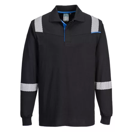 WX3 FR Modaflame lángálló hosszú ujjú póló PW_FR711BKRS Fekete - S méret
