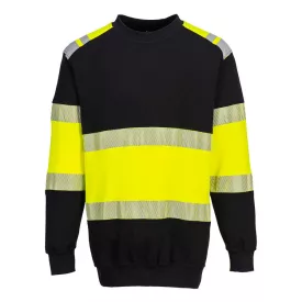  PW3 FR Modaflame Hi-Vis Class 1 pulóver  PW_FR716YBRXXXL Sárga/Fekete - XXXL méret