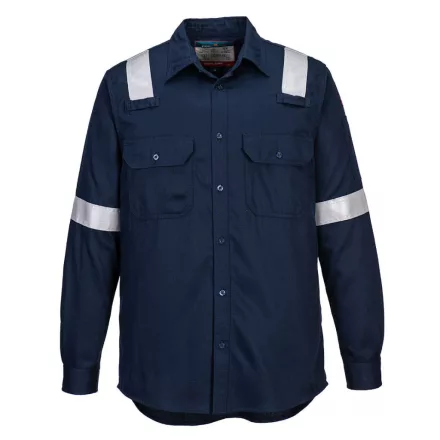 FR Lightweight könnyű lángálló antisztatikus ing PW_FR720NARXXL Navy - XXL méret