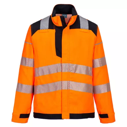 PW3 FR Modaflame HVO lángálló munkakabát  PW_FR722OBRXXL Narancs/Fekete - XXL méret