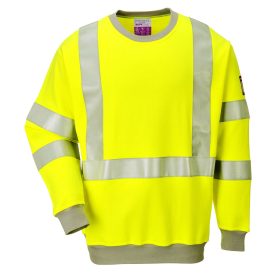   Lángálló antisztatikus Hi-Vis pulóver PW_FR72YERL Sárga - L méret