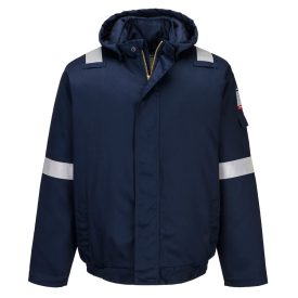   Bizflame Work+ FR lángálló bélelt télikabát PW_FR731NVRXS Navy - XS méret
