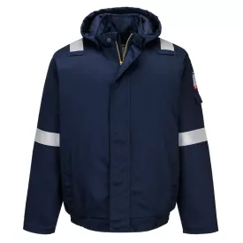   Bizflame Work+ FR lángálló bélelt télikabát PW_FR731NVRXS Navy - XS méret