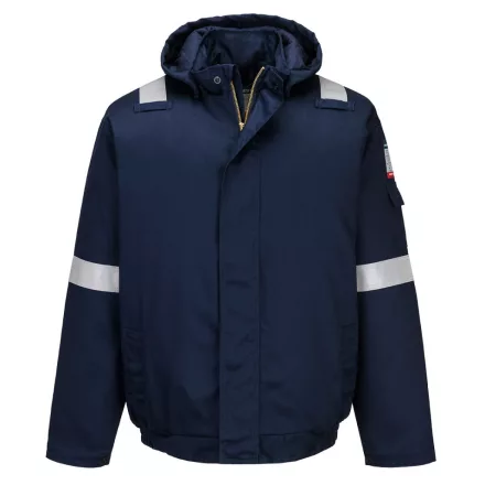 Bizflame Work+ FR lángálló bélelt télikabát PW_FR731NVRXS Navy - XS méret