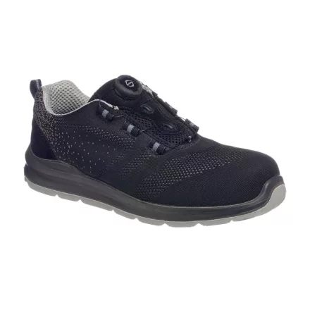 Portwest Compositelite Wire Lace Biztonsági Trainer S1P PW_FT08BGY39 Fekete/Szürke - 39 méret