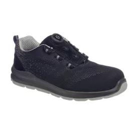   Portwest Compositelite Wire Lace Biztonsági Trainer S1P PW_FT08BGY41 Fekete/Szürke - 41 méret