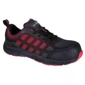   Portwest Compositelite Ogwen félcipő S1P PW_FT35BKD41 Fekete/Piros - 41 méret