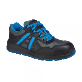   Portwest Compositelite Mersey Trainer S1P PW_FT60BKB48 Fekete/Kék - 48 méret