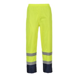   Hi-Vis Classic Contrast esőnadrág PW_H444YNRS Sárga/Navy - S méret