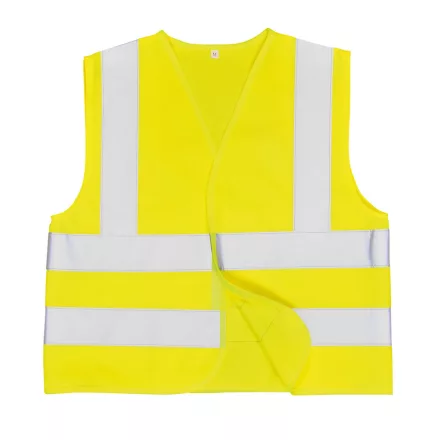 Junior jól láthatósági mellény PW_JN14YERM Sárga - M méret