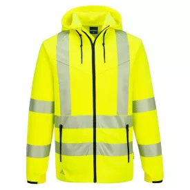  KX3 Sport Hi-Vis cipzáras kapucnis pulóver  PW_KX303YERM Sárga - M méret
