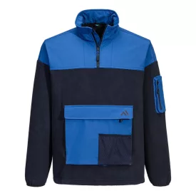 KX3 1/4 Zip polár PW_KX378DQRM Dark Navy/Fekete - M méret