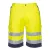 Hi-Vis könnyű poli-pamut rövidnadrág PW_L043YNRS Sárga/Navy - S méret
