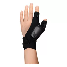   Újratölthető LED Light kesztyű (1 pár) PW_PA14BKR Fekete -  méret