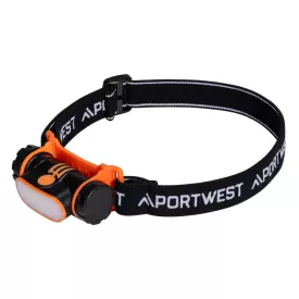   USB újratölthető LED fejlámpa PW_PA70BKR Fekete -  méret