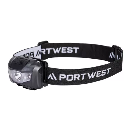 USB újratölthető fejlámpa PW_PA71BKR Fekete -  méret
