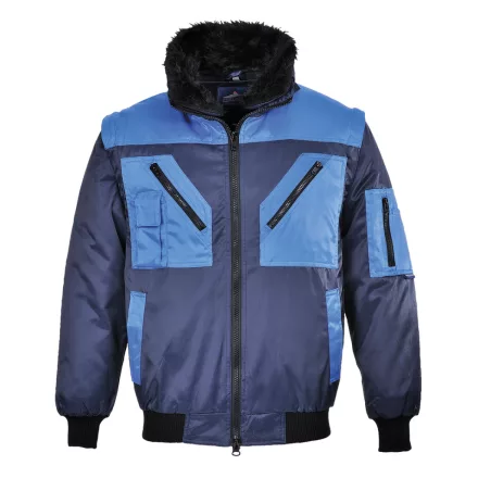 Kéttónusú pilóta kabát PW_PJ20NAR5XL Navy - 5XL méret