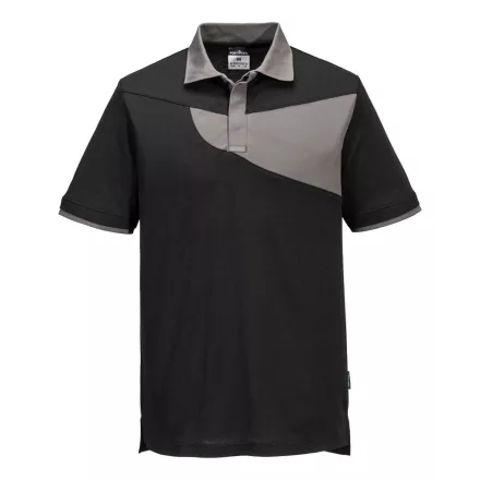 Pw2 Pólóing S/S PW_PW210BZRS Fekete/Z szürke - S méret