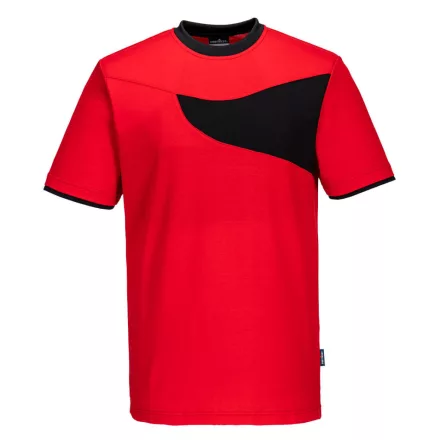 PW2 Póló S/S PW_PW211RBKXXL Piros/Fekete - XXL méret