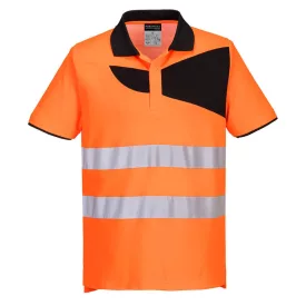  PW2 Hi-Vis Pólóing S/S  PW_PW212OBRXXL Narancs/Fekete - XXL méret