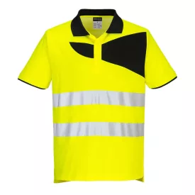   PW2 Hi-Vis Pólóing S/S  PW_PW212YBRXXL Sárga/Fekete - XXL méret