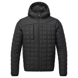 PW3 Square Baffle Kabát  PW_PW329BKRXXL Fekete - XXL méret