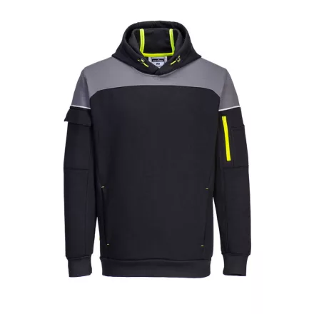 PW3 kapucnis pulóver PW_PW337BKRXXL Fekete - XXL méret
