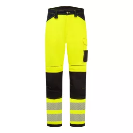 PW3 Hi-Vis nadrág PW_PW340YNS40 Sárga/Navy - 40 méret