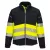 PW3 Hi-Vis Class 1 Softshell kabát (3L) PW_PW375BKY4XL Fekete/Sárga - 4XL méret