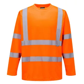 Hi-Vis hosszú ujjú póló  PW_S178ORRL Narancs - L méret