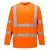 Hi-Vis hosszú ujjú póló  PW_S178ORRL Narancs - L méret