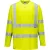 Hi-Vis hosszú ujjú póló  PW_S178YERS Sárga - S méret