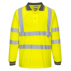   Hi-Vis hosszú ujjú pólóing  PW_S277YERS Sárga - S méret