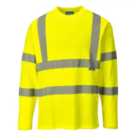 Hi-Vis hosszú ujjú póló  PW_S278YERL Sárga - L méret