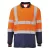 Kéttónusú hosszú ujjú pólóing PW_S279ONRXXXL Narancs/Navy - XXXL méret