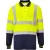 Kéttónusú hosszú ujjú pólóing PW_S279YNRL Sárga/Navy - L méret