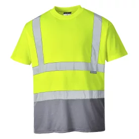 Kéttónusú póló  PW_S378YGYXL Sárga/Szürke - XL méret