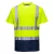 Kéttónusú póló  PW_S378YNRL Sárga/Navy - L méret