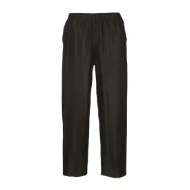 Klasszikus esőnadrágok PW_S441BKR4XL Fekete - 4XL méret