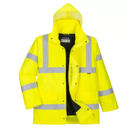 Hi-Vis Traffic lélegző kabát PW_S461YERXL Sárga - XL méret