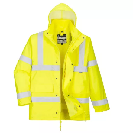 Hi-Vis 4 az 1-ben Traffic kabát PW_S468YER4XL Sárga - 4XL méret