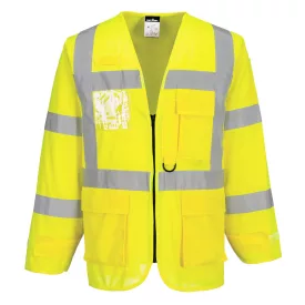 Hi-Vis Executive Kabát PW_S475YERM Sárga - M méret