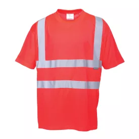 Hi-Vis póló PW_S478RERS Piros - S méret