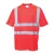 Hi-Vis póló PW_S478RERS Piros - S méret