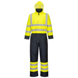   Hi-Vis Contrast bélelt overál PW_S485YNR4XL Sárga/Navy - 4XL méret